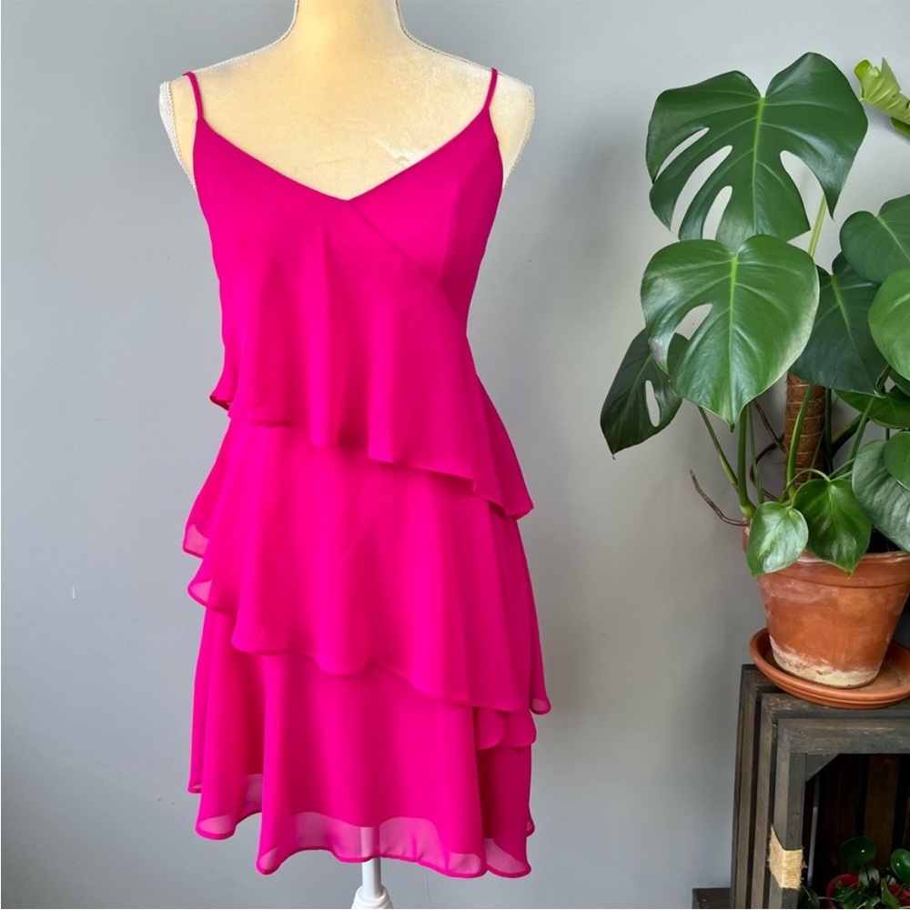Express Mini Ruffled Tiered Dress
